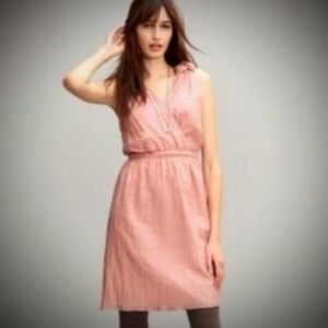 Banana Republic Neutral Blush Sleeveless Knot Shoulder Sundress Dress 6